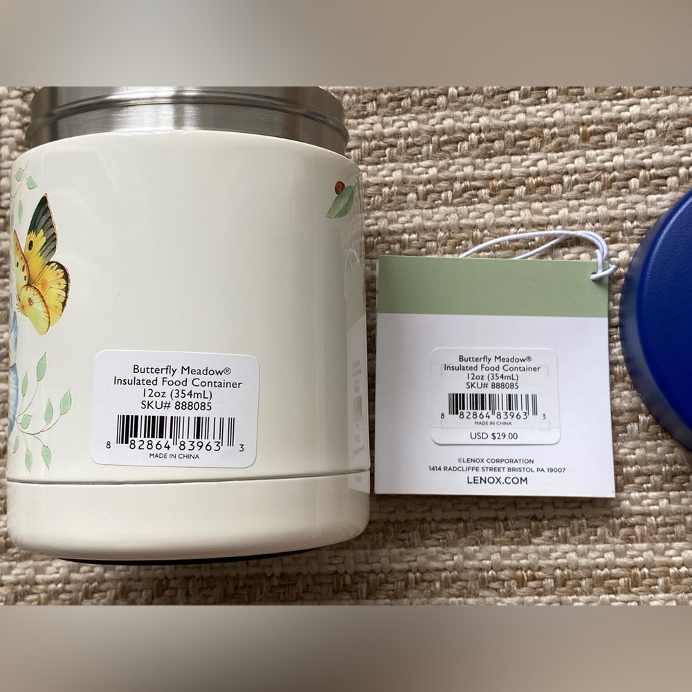 Lenox Butterfly Meadow Insulated Food Container - Picture 4 of 13
